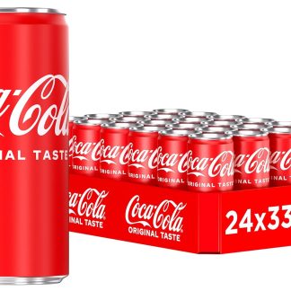 Coca-Cola Classic – prickelndes Erfrischungsgetränk mit unverwechselbarem Coke-Geschmack – koffeinhaltiger Softdrink in Einweg Dosen